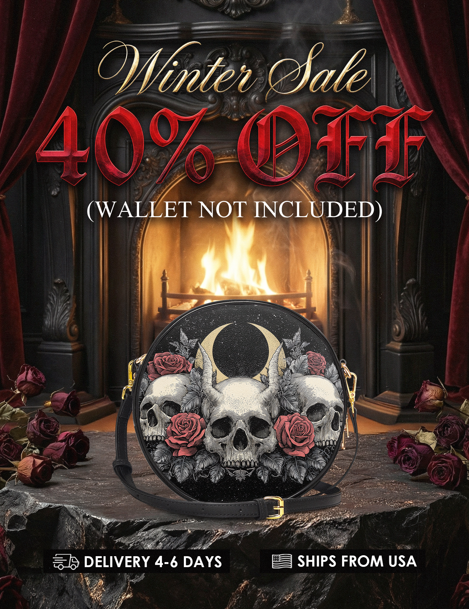 "Nightrosary" Circle Crossbody Bag Deal