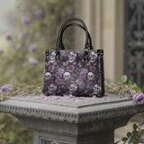 "Noctaflora" - Black Interior - Small Leather Handbag - 100.1 DEAL
