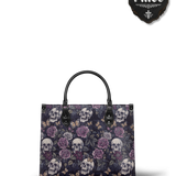 "Noctaflora" - Black Interior - Leather Handbag