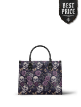 "Noctaflora" - Black Interior - Leather Handbag