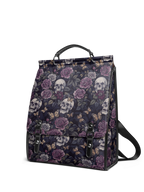 "Noctaflora" Leather Backpack