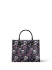 "Noctaflora" - Black Interior - Leather Handbag