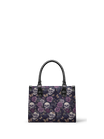 "Noctaflora" - Black Interior - Small Leather Handbag