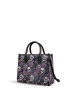 "Noctaflora" - Black Interior - Leather Handbag
