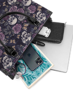 "Noctaflora" - Black Interior - Leather Handbag