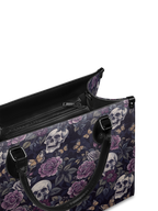 "Noctaflora" - Black Interior - Leather Handbag
