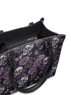 "Noctaflora" - Black Interior - Small Leather Handbag