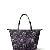 "Noctaflora" Leather Tote Bag