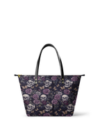 "Noctaflora" Leather Tote Bag