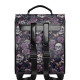 "Noctaflora" Leather Backpack