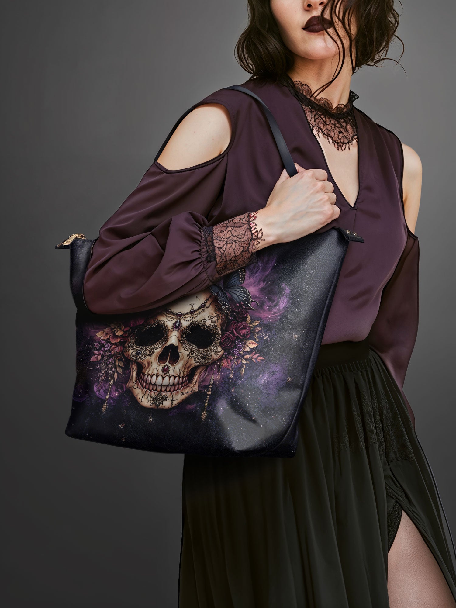 "Noxaria" Leather Tote Bag