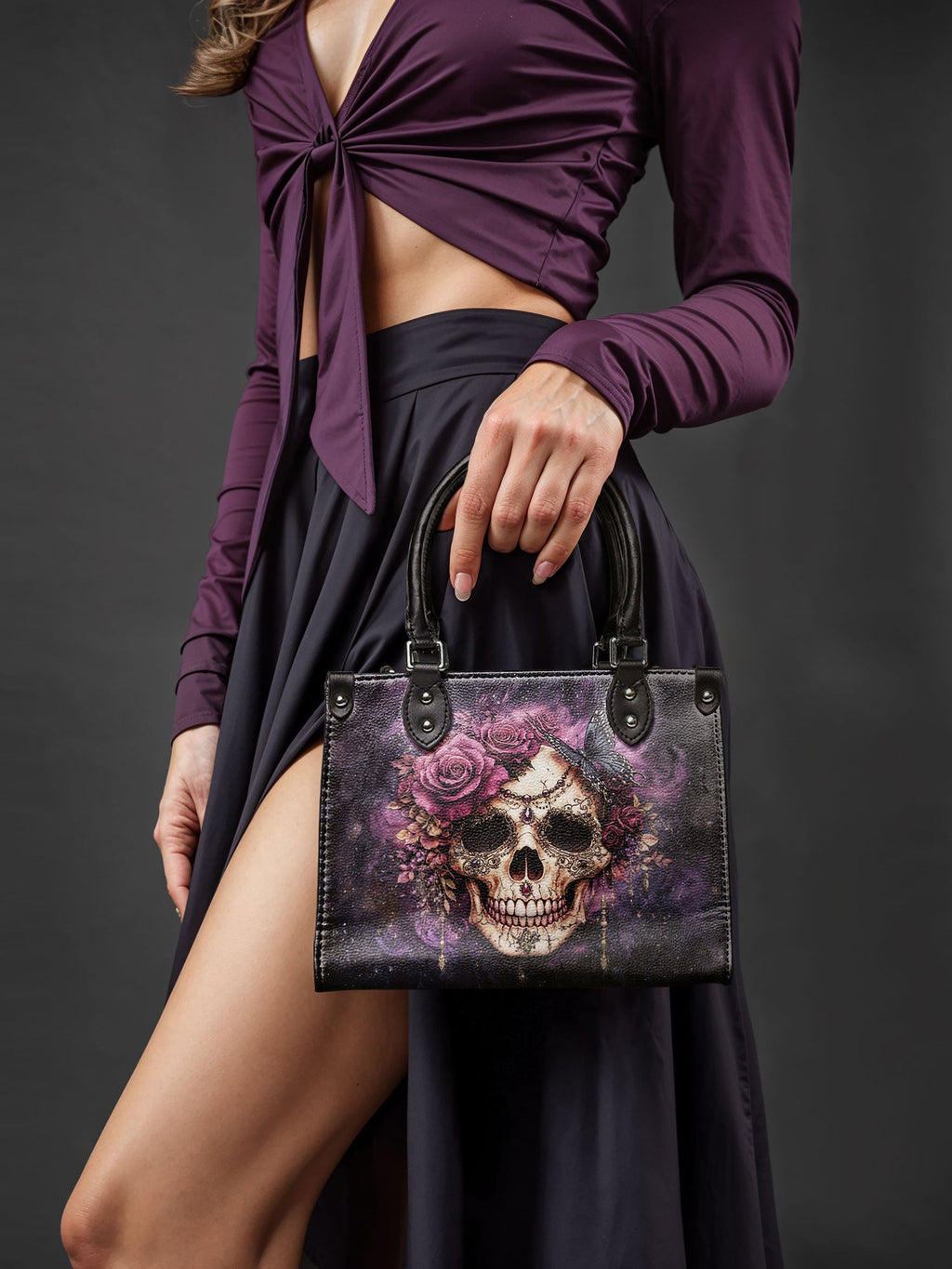 "Noxaria" - Black Interior - Small Leather Handbag