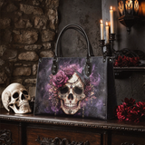 "Noxaria" - Black Interior - Leather Handbag Matching SANTA Combo