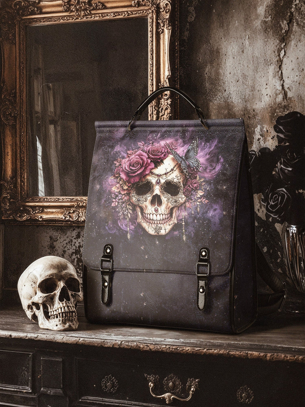 "Noxaria" Leather Backpack SPOOKY DEAL