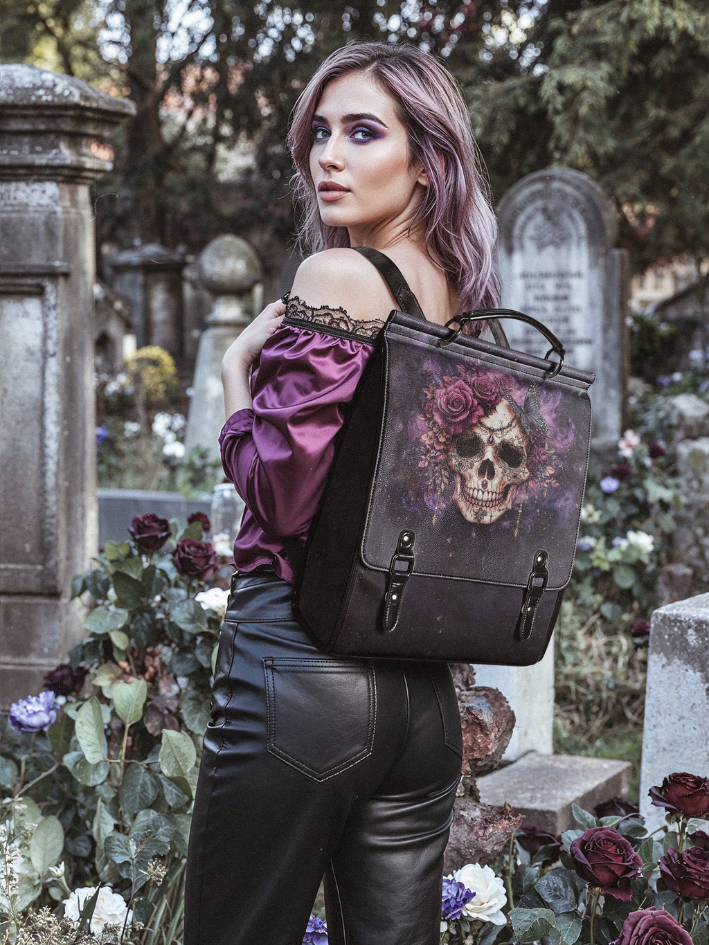 "Noxaria" Leather Backpack
