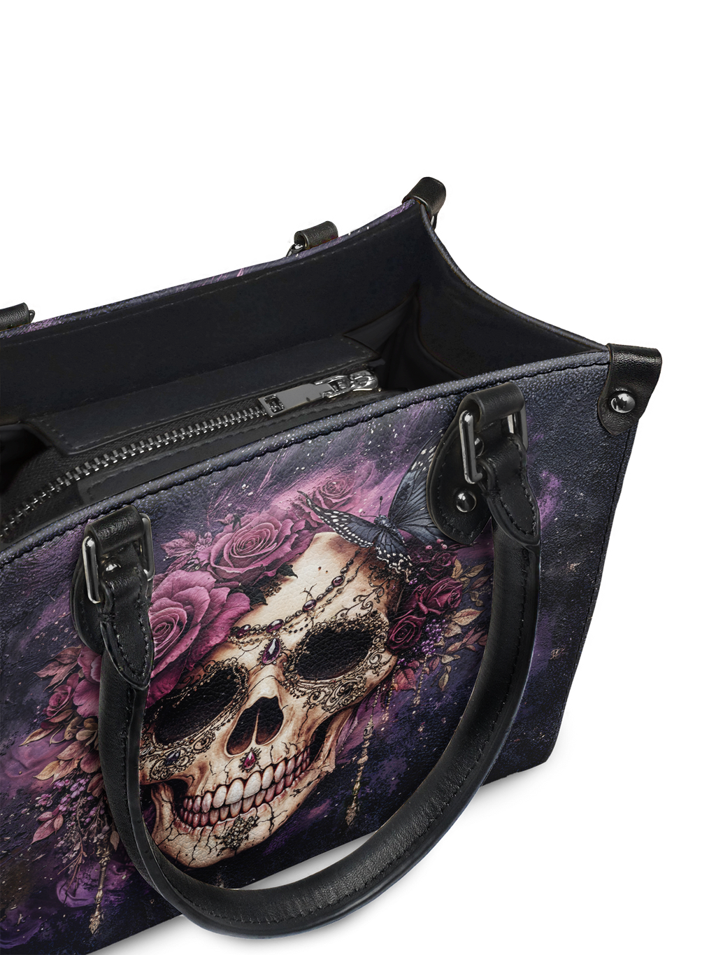 "Noxaria" - Black Interior - Small Leather Handbag