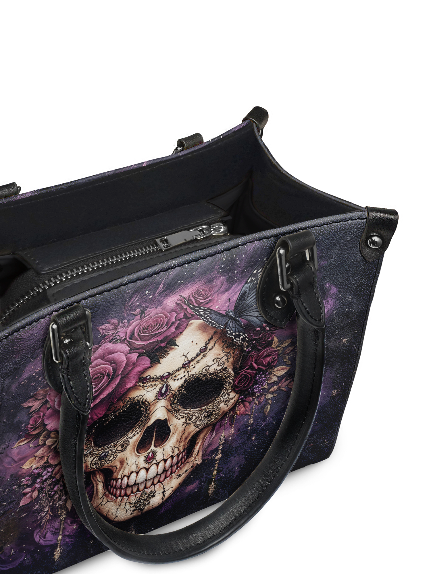 "Noxaria" - Black Interior - Small Leather Handbag