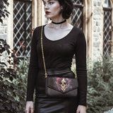 "Noxaria" Envelope Chain Crossbody Bag