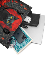 "Nyxrose" - Red Interior - Leather Handbag
