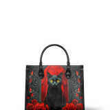 "Nyxrose" - Black Interior - Leather Handbag