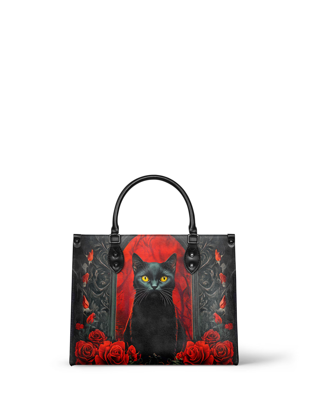 "Nyxrose" - Black Interior - Leather Handbag