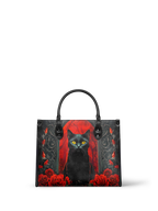 "Nyxrose" - Black Interior - Leather Handbag