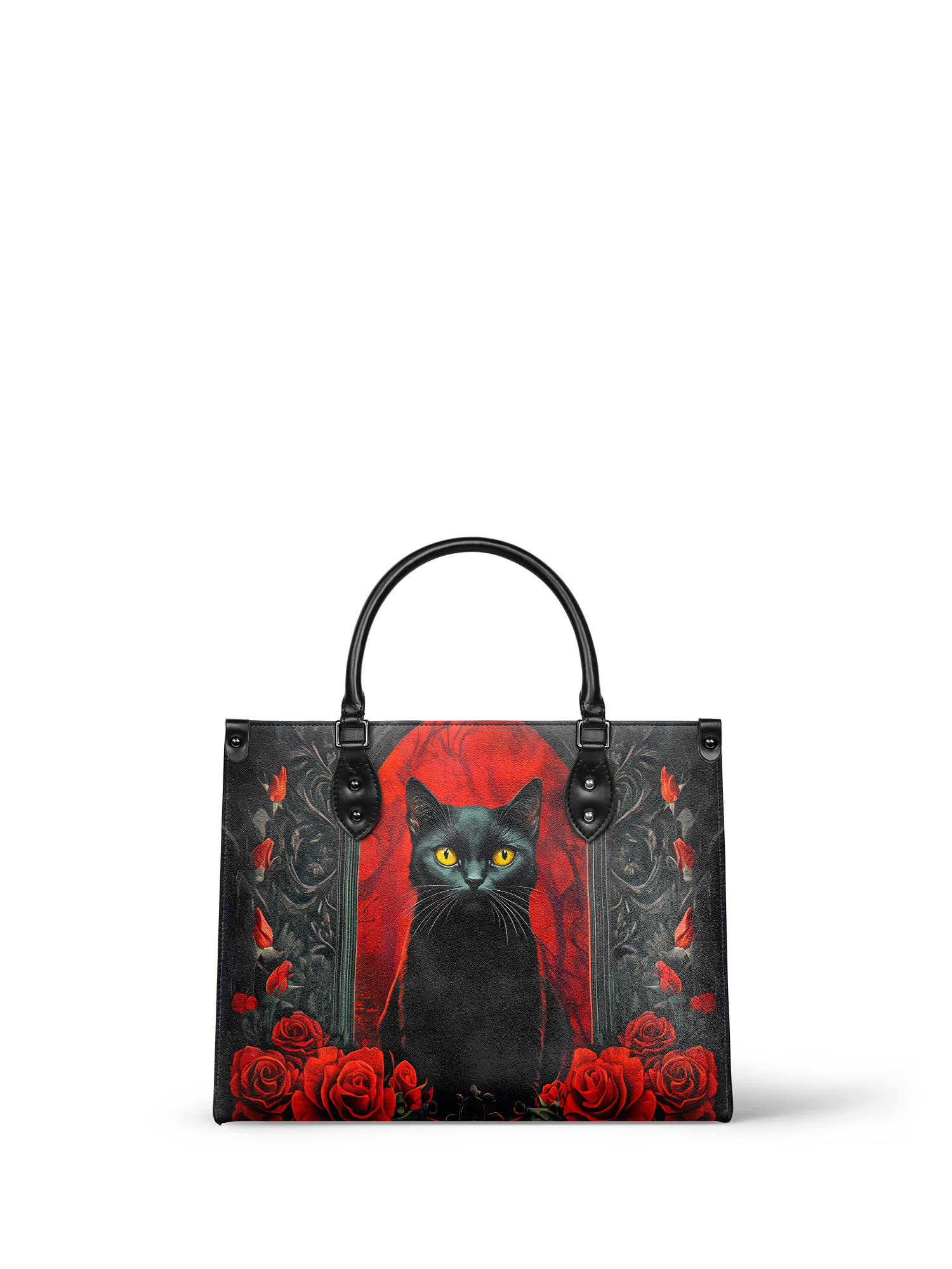 "Nyxrose" - Black Interior - Leather Handbag