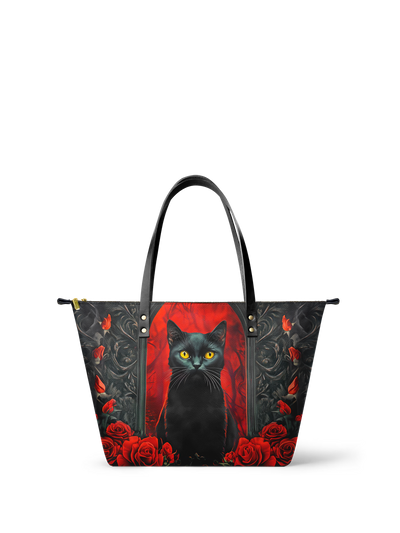 "Nyxrose" Leather Tote Bag