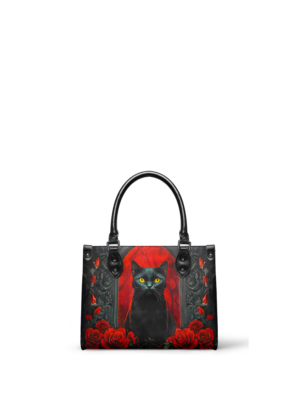 "Nyxrose" - Black Interior - Small Leather Handbag