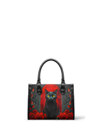 "Nyxrose" - Black Interior - Small Leather Handbag