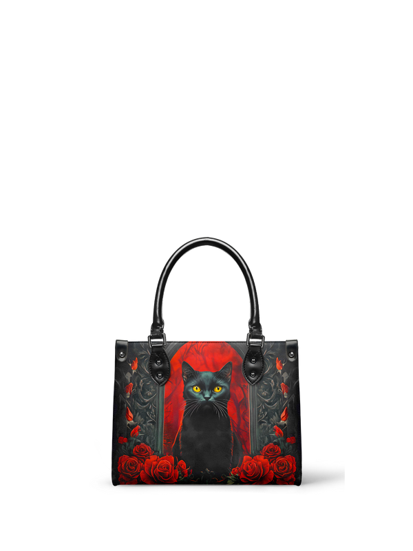 "Nyxrose" - Black Interior - Small Leather Handbag