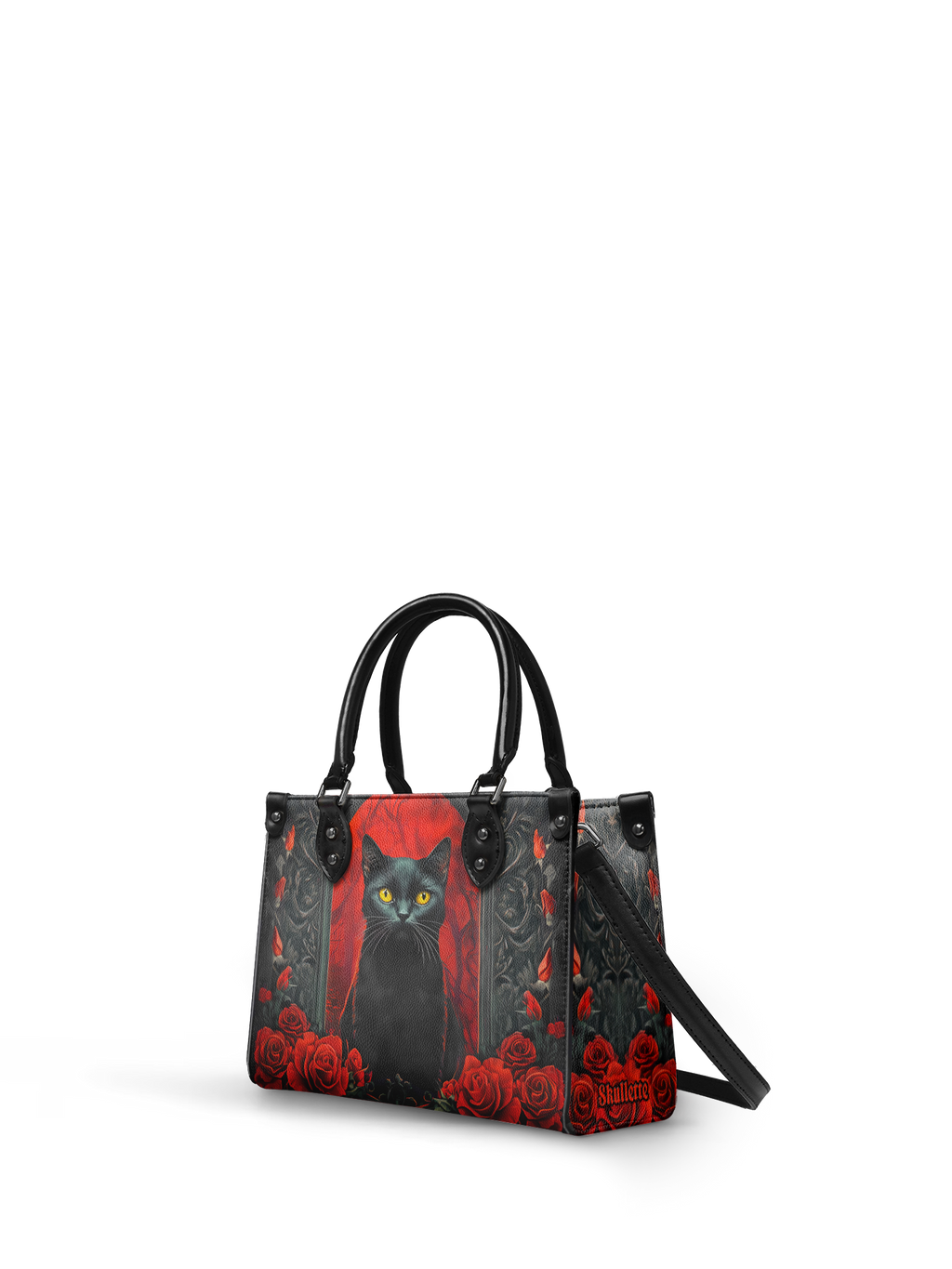 "Nyxrose" - Black Interior - Small Leather Handbag