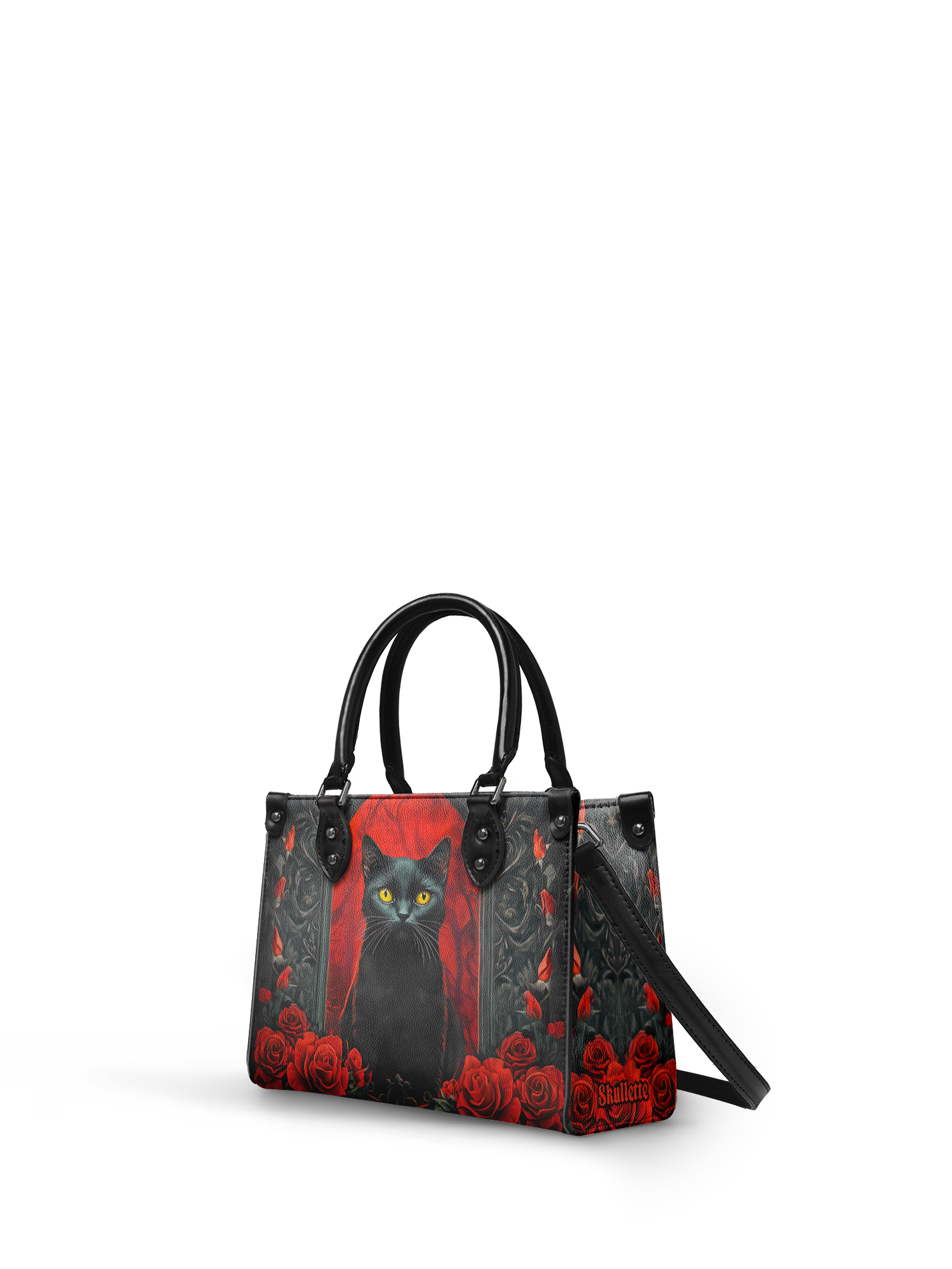 "Nyxrose" - Black Interior - Small Leather Handbag