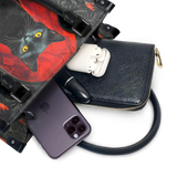 "Nyxrose" - Black Interior - Small Leather Handbag