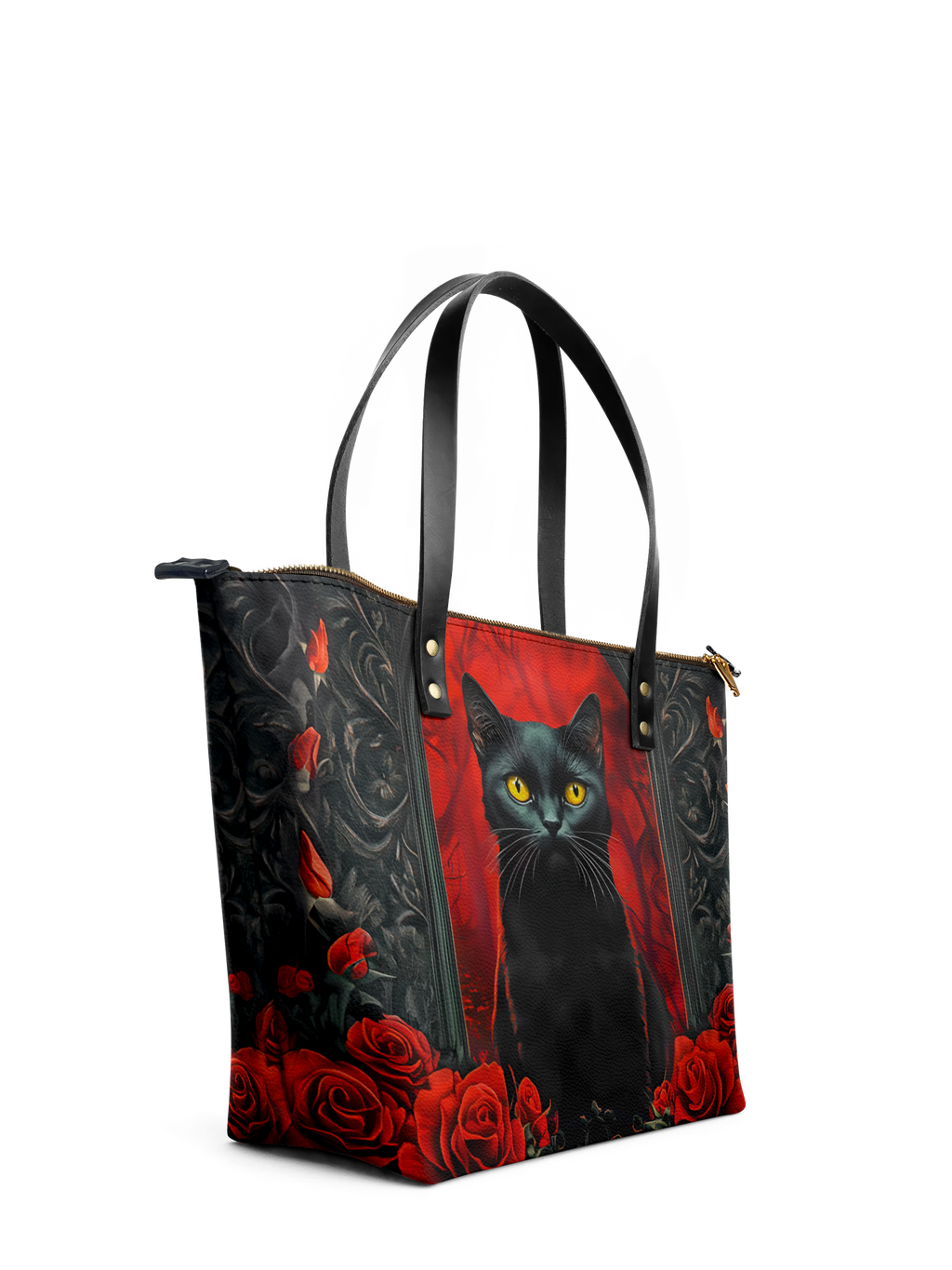 "Nyxrose" Leather Tote Bag
