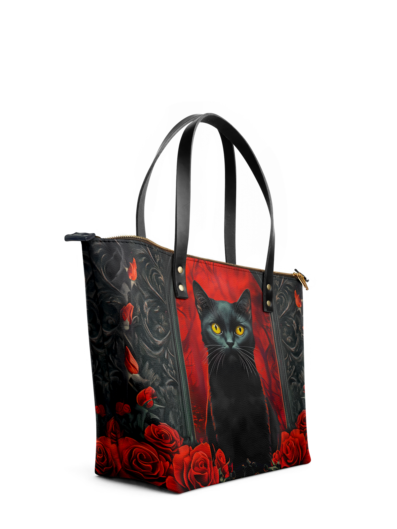 "Nyxrose" Leather Tote Bag