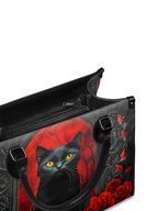 "Nyxrose" - Black Interior - Leather Handbag