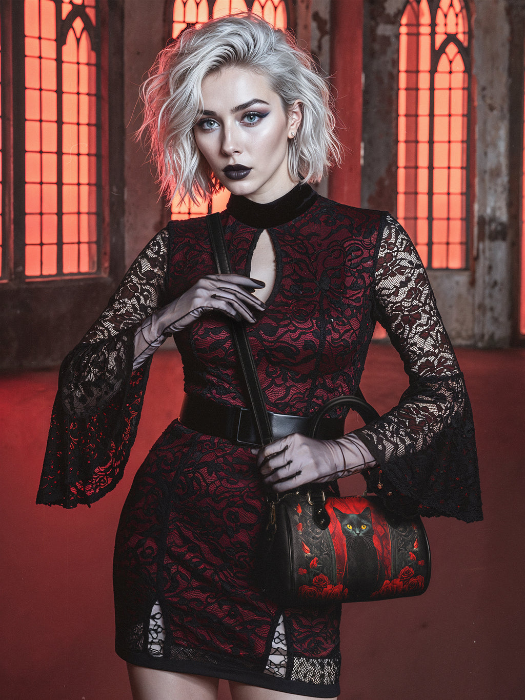 "Nyxrose" Mini Satchel
