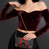 "Nyxrose" Envelope Chain Crossbody Bag