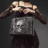 "Obscuria" Leather Bag Matching SANTA Combo