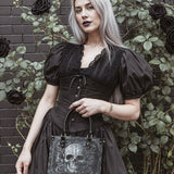 "Obscuria" - Black Interior - Small Leather Handbag - 100.1 DEAL