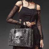 "Obscuria" - Black Interior - Leather Handbag - 100.1 DEAL