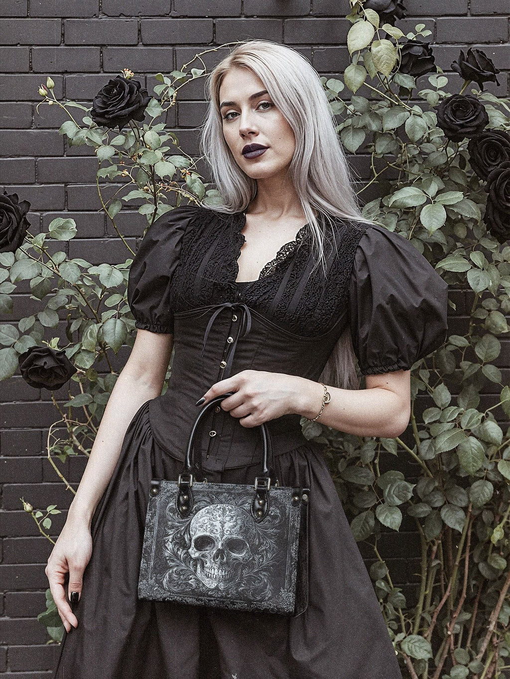 "Obscuria" - Black Interior - Small Leather Handbag