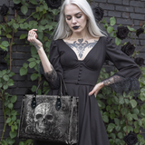 "Obscuria" - Black Interior - Leather Handbag Matching SANTA Combo