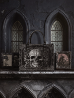 "Obscuria" - Black Interior - Leather Handbag