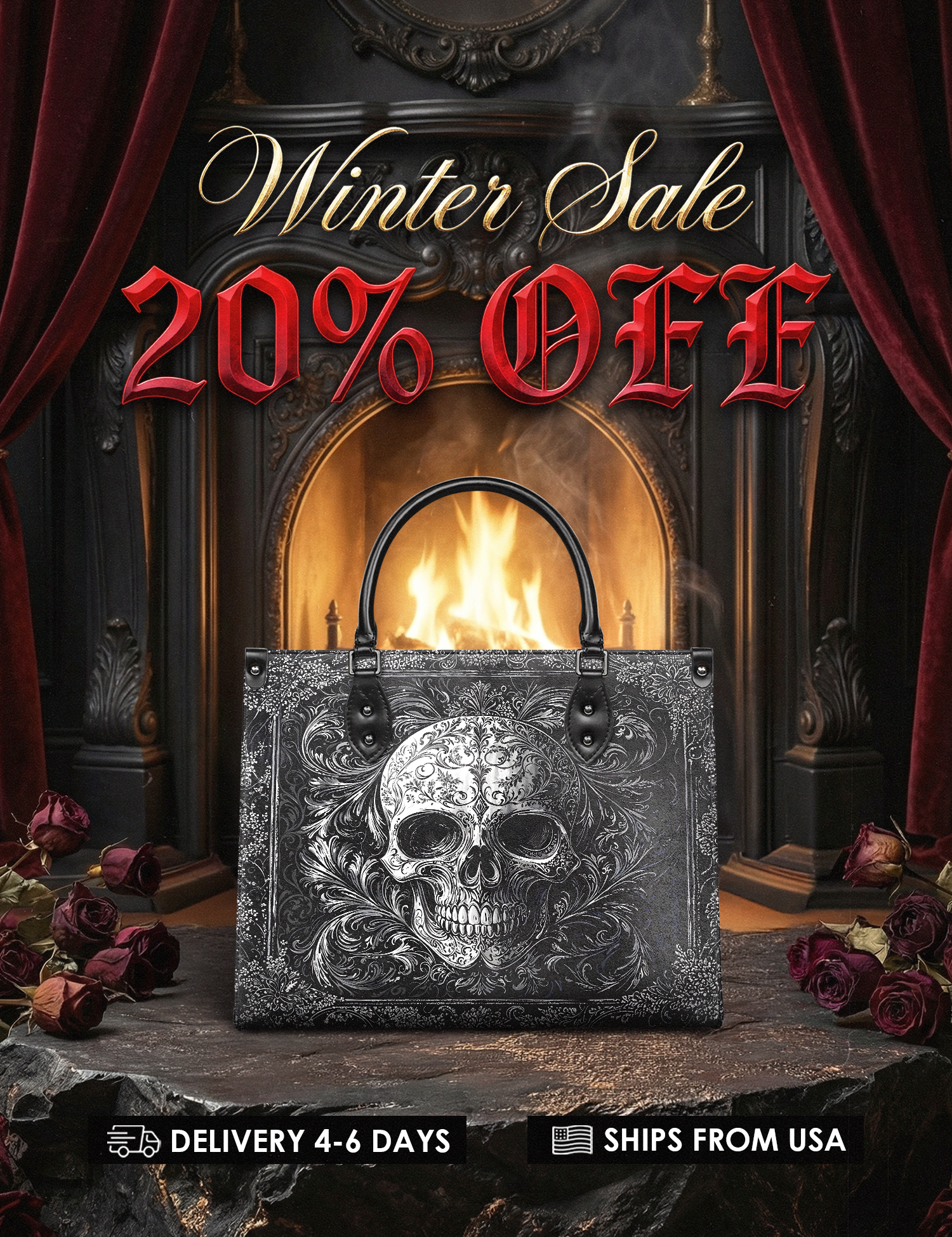 "Obscuria" Leather Handbag Deal