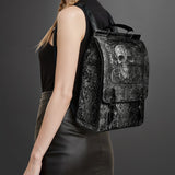 "Obscuria" Leather Backpack Matching SANTA Combo