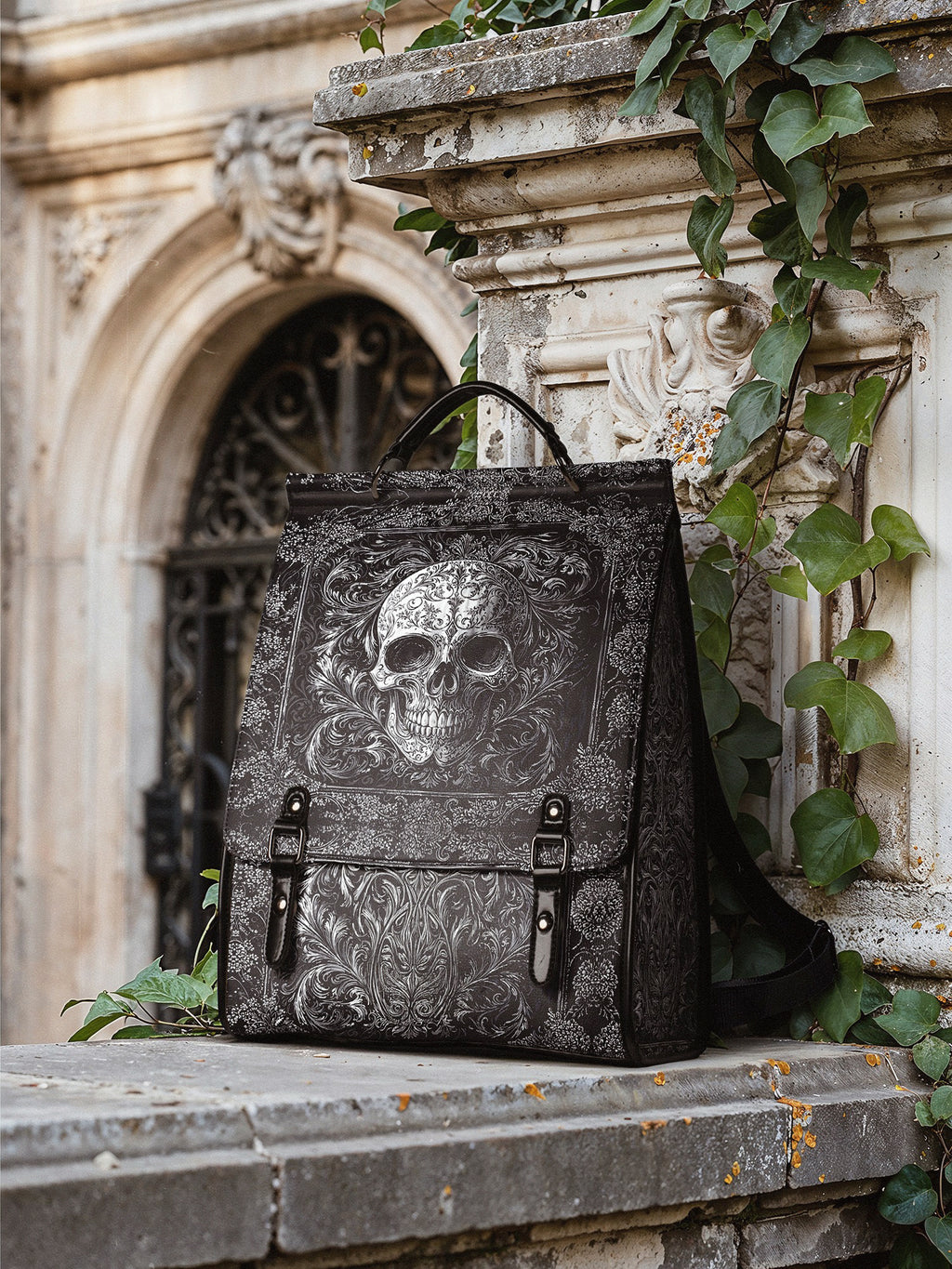 "Obscuria" Leather Backpack