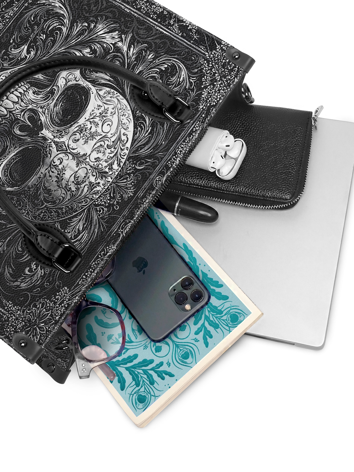 "Obscuria" - Black Interior - Leather Handbag