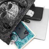 "Obscuria" - Black Interior - Leather Handbag Matching SANTA Combo